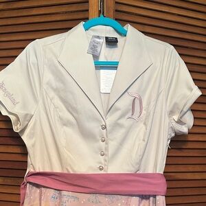 Disneyland White and Pink Dress
